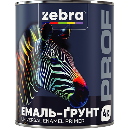 ЕМАЛЬ-ҐРУНТ 2,5 кг ZEBRA серія PROF